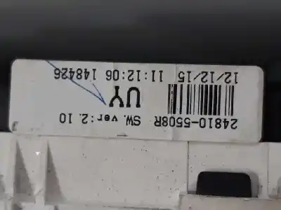 Peça sobressalente para automóvel em segunda mão quadrante por renault koleos bose edition referências oem iam 248105508r  