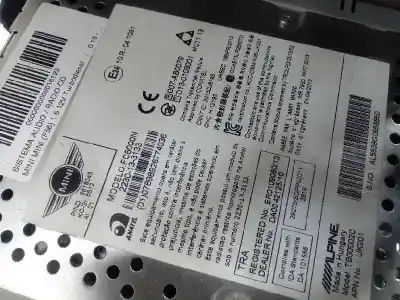 Автозапчасти б/у аудиосистема / радио cd за mini mini (f56) 1.5 12v turbodiesel ссылки oem iam 2230133133  