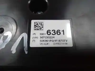 Piesă de schimb auto la mâna a doua ceas bord pentru opel corsa d expression referințe oem iam 367030224  