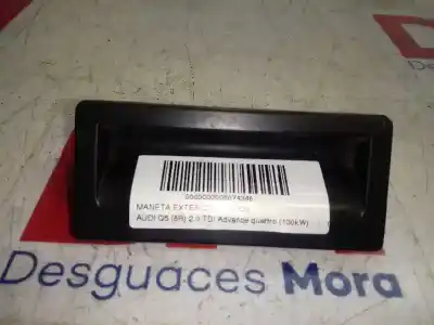 Peça sobressalente para automóvel em segunda mão puxador exterior de mala por audi q5 (8r) 2.0 tdi advance quattro (130kw) referências oem iam 5n0827566