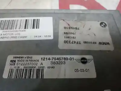 Second-hand car spare part ecu engine control for bmw mini cabrio (r52) cooper oem iam references 12147545789  