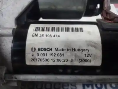 Piesă de schimb auto la mâna a doua electromotor pentru opel corsa e business referințe oem iam 25198414  