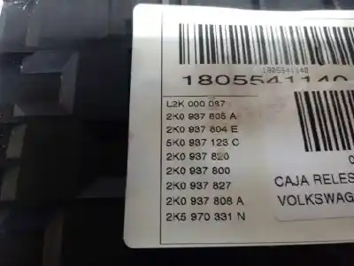 Pezzo di ricambio per auto di seconda mano scatola relè/fusibili per volkswagen caddy profesional (sa) (03.2015) dfs riferimenti oem iam 1k0937125d  