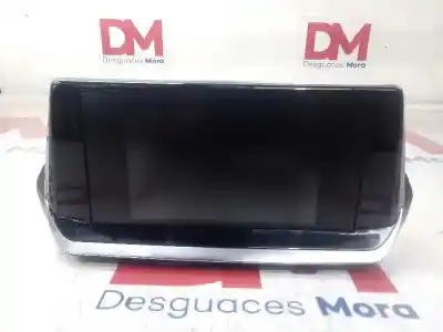 Second-hand car spare part multifunction display for peugeot 208 (p2) active oem iam references 9838129680  