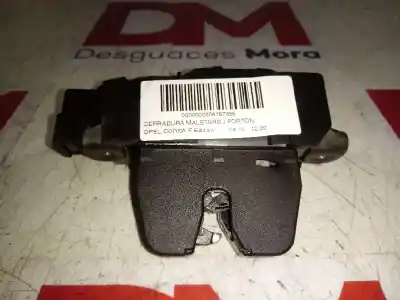 Second-hand car spare part trunk lock for opel corsa f edition oem iam references 3644675