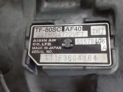 Recambio de automóvil de segunda mano de caja cambios para opel insignia berlina a20dth referencias oem iam tf80sc  