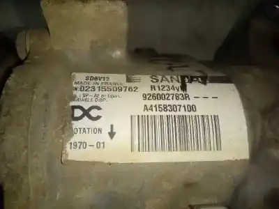 Second-hand car spare part air conditioning compressor for renault kangoo profesional oem iam references 926002783r