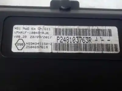 Peça sobressalente para automóvel em segunda mão quadrante por renault kangoo profesional referências oem iam 248103763r  