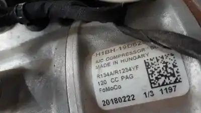 Pezzo di ricambio per auto di seconda mano compressore aria condizionata per ford fiesta (ce1) active riferimenti oem iam h1bh19d629da