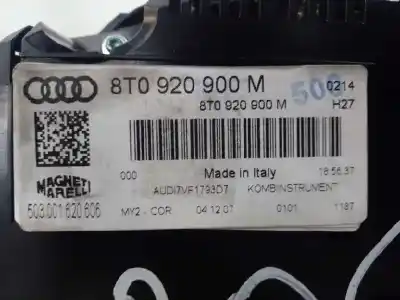 Second-hand car spare part dashboard for audi a5 coupe (8t) 2.7 tdi oem iam references 8t0920900m  