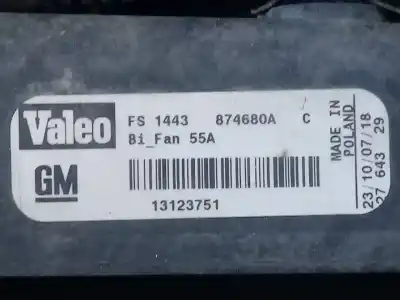 Peça sobressalente para automóvel em segunda mão termoventilador elétrico por saab 9-3 berlina 1.9 tid linear (i/d) referências oem iam 13123751
