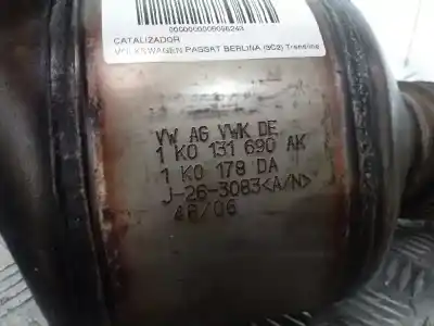 Piesă de schimb auto la mâna a doua catalizator pentru volkswagen passat berlina (3c2) trendline referințe oem iam 1k0131690ak  