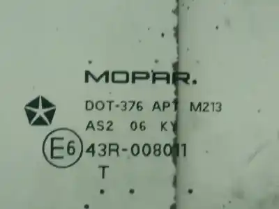 Peça sobressalente para automóvel em segunda mão vidro de custódia triangular traseiro esquerdo por dodge caliber se referências oem iam   