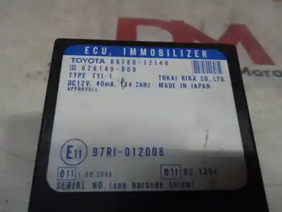 Second-hand car spare part wheel lock column for toyota corolla (e12) 2.0 d-4d linea luna berlina oem iam references 8978012140  