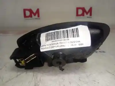 Second-hand car spare part interior right rear handle for renault captur limited oem iam references   