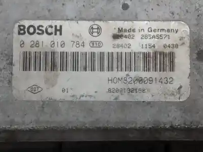 Second-hand car spare part ecu engine control for renault master combi desde ´98 2.5 diesel 114 cv / 84 kw oem iam references 0281010784  