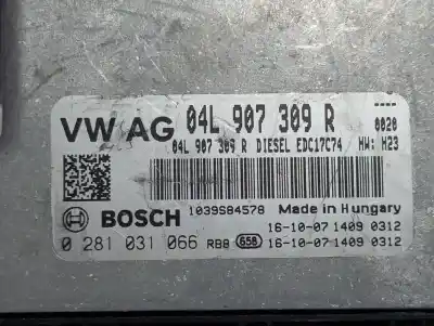 Автозапчасти б/у блок управления двигателем за skoda octavia iii (5e3, nl3, nr3) 2.0 tdi rs ссылки oem iam 04l907309r  0281031066