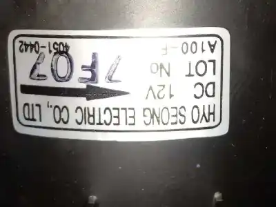 Peça sobressalente para automóvel em segunda mão ventilador de aquecimento por ssangyong actyon 200 xdi 4wd limited referências oem iam   