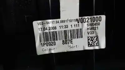 Second-hand car spare part dashboard for seat leon (1p1) reference oem iam references   