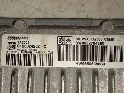 Tweedehands auto-onderdeel ecu motorcontroller voor peugeot 206 cc cc oem iam-referenties 9662784880  