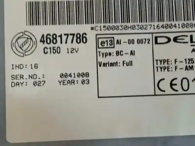 Автозапчасти б/у блок реле/предохранителей за fiat doblo (119) 1.9 jtd sx ссылки oem iam    Автозапчасти б/у блок реле/предохранителей за fiat doblo (119) 1.9 jtd sx ссылки oem iam