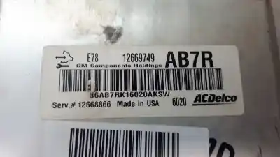 Pezzo di ricambio per auto di seconda mano CENTRALINA MOTORE per OPEL MOKKA X  Riferimenti OEM IAM 12669749  