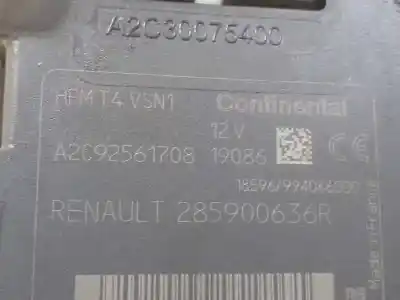 Second-hand car spare part ignition switch for renault captur limited oem iam references 285900636r  