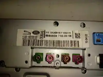 Second-hand car spare part multifunction display for land rover evoque se dynamic oem iam references 750535106  