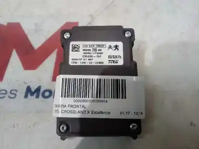 Second-hand car spare part camera for opel crossland x excellence oem iam references 9826575580  