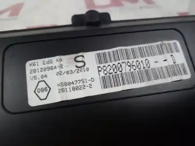 Peça sobressalente para automóvel em segunda mão quadrante por renault kangoo authentique referências oem iam 8200796010  