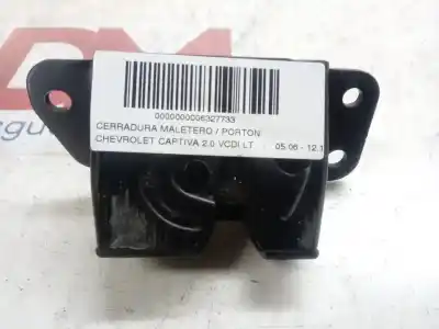 Peça sobressalente para automóvel em segunda mão fechadura do mala por chevrolet captiva 2.0 vcdi lt referências oem iam 