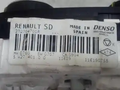 Peça sobressalente para automóvel em segunda mão comando de sofagem (chauffage / ar condicionado)  por renault captur life referências oem iam 272704701r  