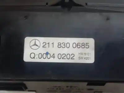 Piesă de schimb auto la mâna a doua panou clima pentru mercedes-benz clase e (w211) berlina 2.2 cdi cat referințe oem iam 2118300685  