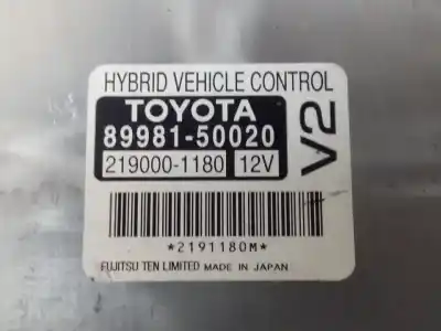 Second-hand car spare part electronic module for lexus ls600h 5.0 oem iam references 8998150020  