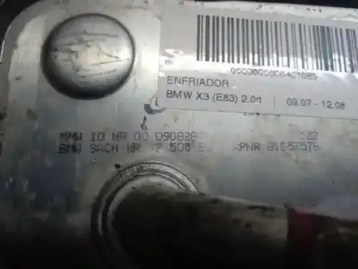 Second-hand car spare part engine oil cooler for bmw x3 (e83) 2.0d oem iam references   