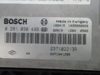 Автозапчасти б/у блок управления двигателем за dacia dokker ambiance ссылки oem iam 0281030439  