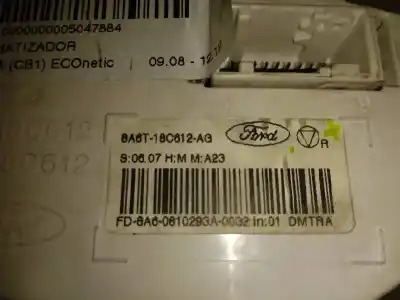 Peça sobressalente para automóvel em segunda mão comando de sofagem (chauffage / ar condicionado) por ford fiesta vi (cb1, ccn) 1.6 tdci referências oem iam 8a6t18c612  