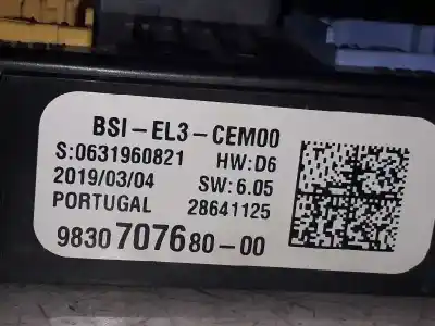 Автозапчасти б/у блок реле/предохранителей за citroen berlingo live m ссылки oem iam 9830707680  