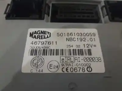 Second-hand car spare part ecu engine control for fiat stilo (192) 1.2 16v oem iam references 46797611  