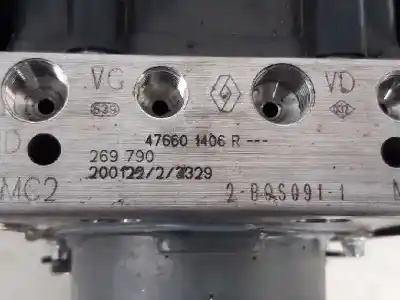 Pezzo di ricambio per auto di seconda mano abs per renault kangoo profesional riferimenti oem iam 476601406r  