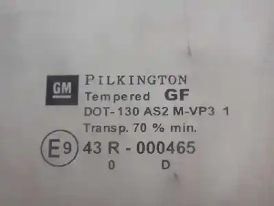 Peça sobressalente para automóvel em segunda mão vidro custódia triangular frente esquerdo por opel agila básico referências oem iam   