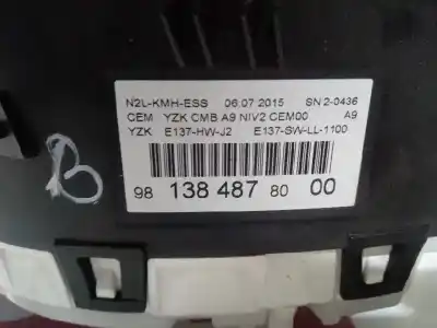 Peça sobressalente para automóvel em segunda mão quadrante por peugeot 208 style referências oem iam 9813848780  