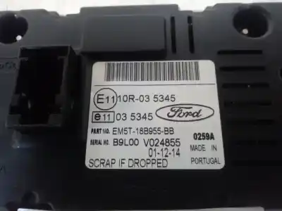 Автозапчастина б/у багатофункційний дисплей для ford c-max titanium посилання на oem iam em5t18b955bb  