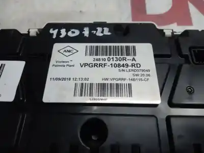 Second-hand car spare part dashboard for renault captur limited oem iam references 248100130r  