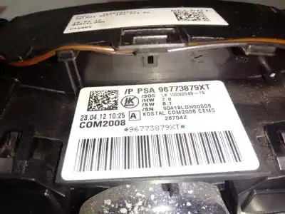 Second-hand car spare part headlights switch for citroen c3 collection oem iam references 96773879xt  