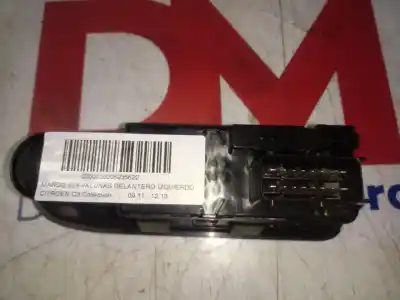 Peça sobressalente para automóvel em segunda mão botão / interruptor elevador vidro dianteiro esquerdo por citroen c3 collection referências oem iam 96637530xt  mostrador 22/3/23
