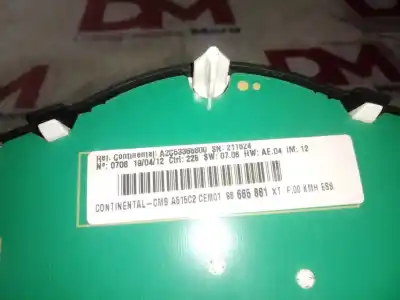 Peça sobressalente para automóvel em segunda mão quadrante por citroen c3 collection referências oem iam 96665881xt  