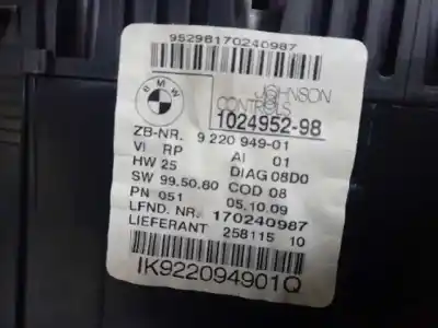 Peça sobressalente para automóvel em segunda mão quadrante por bmw serie 1 berlina (e81/e87) 116d referências oem iam 102495298  