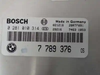 Second-hand car spare part ecu engine control for bmw x5 (e53) 3.0d oem iam references 0281010314  