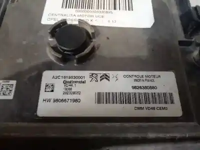 Second-hand car spare part ecu engine control for opel crossland x excellence oem iam references   